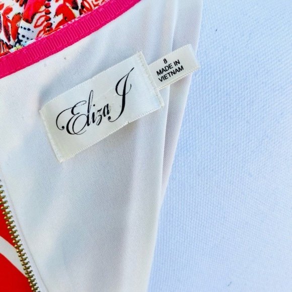 Eliza J Print Jersey Sheath Dress - Picture 11 of 11